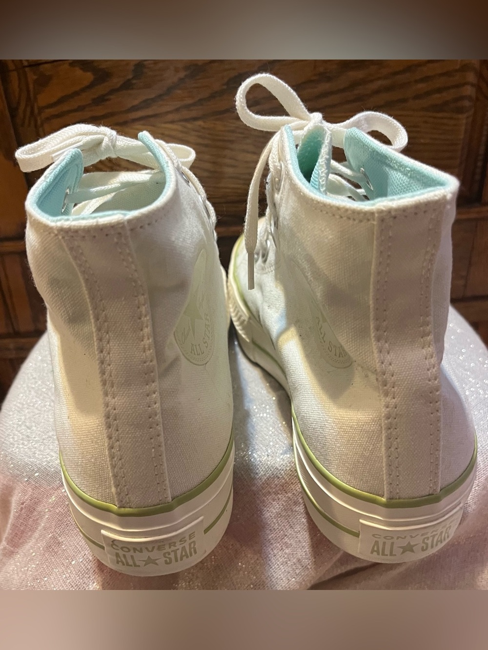 Converse Chuck Taylor All Star “Self Care Club” High Top Platform Sneaker (S 8) - Picture 6 of 12